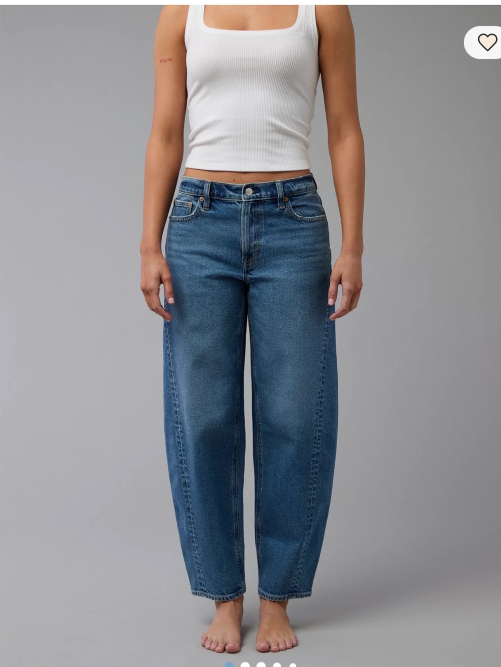 American Eagle Outfitters Strech Barrel Jeans Size 00